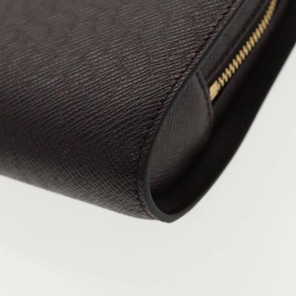 LOUIS VUITTON Taiga Baikal Clutch Bag Acajou M30186 LV Auth 98749 - Picture 16 of 16